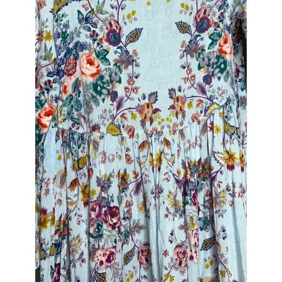 Jak & Peppar Girls 7 Floral Boho Western Fairy Duster Kimono - Picture 6 of 10